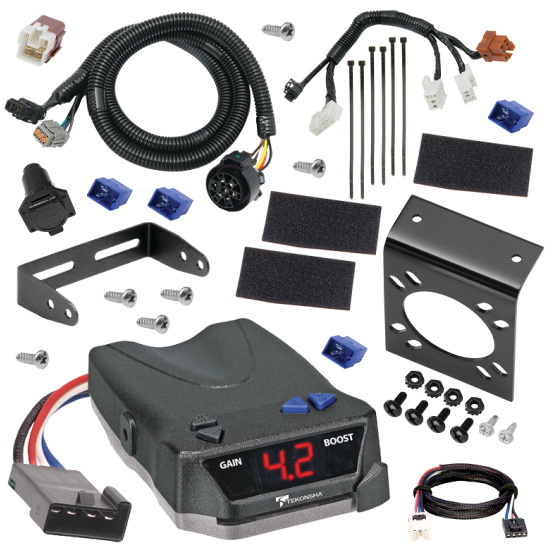 For 2013-2020 Nissan Pathfinder 7-Way RV Wiring kit by: Tekonsha For 2013-2020 Nissan Pathfinder 7-Way RV Wiring + Tekonsha BRAKE-EVN Brake Control + Plug & Play BC Adapter By Tekonsha