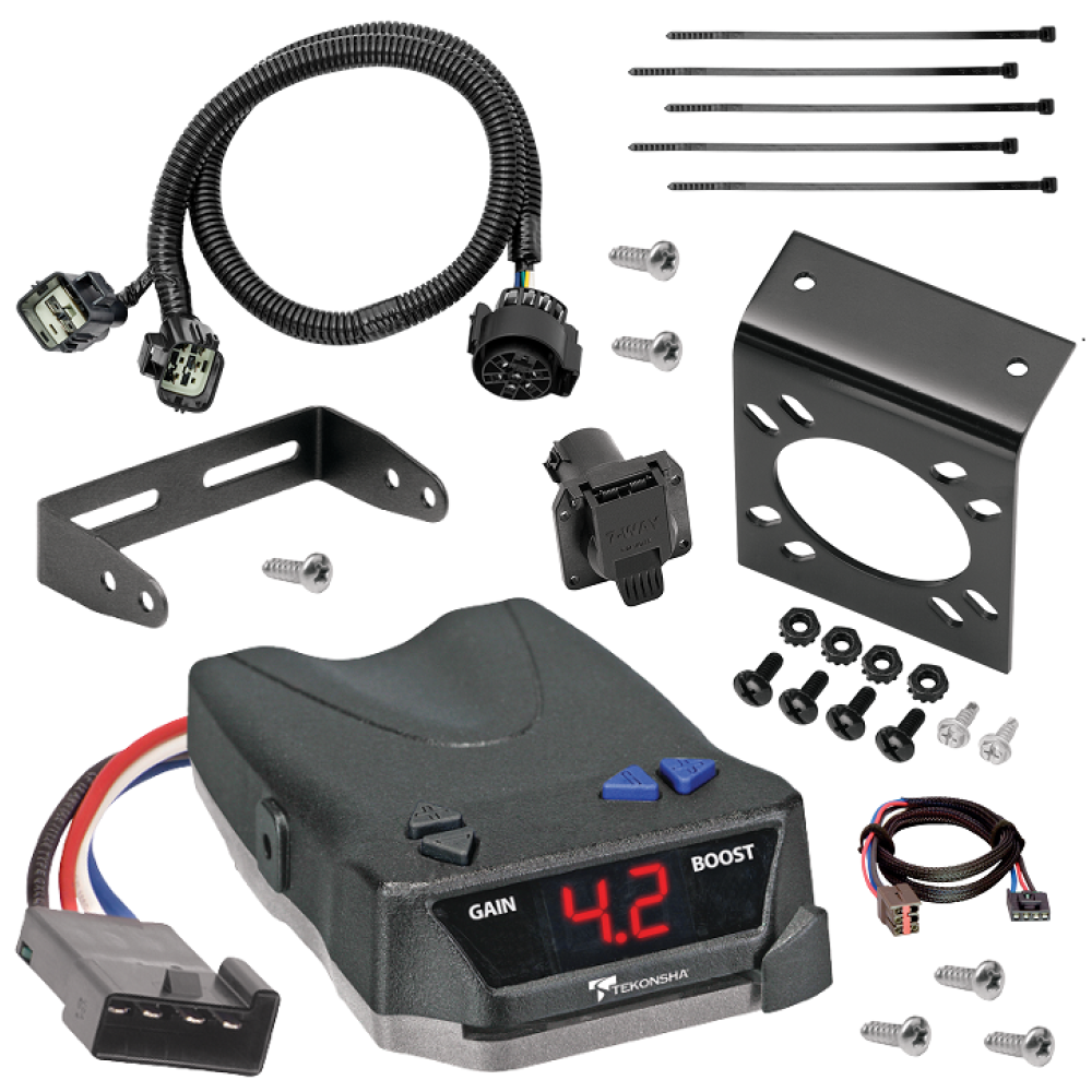 For 2015-2021 Land Rover Range Rover Sport 7-Way RV Wiring kit by: Tekonsha For 2015-2021 Land Rover Range Rover Sport 7-Way RV Wiring + Tekonsha BRAKE-EVN Brake Control + Plug & Play BC Adapter By Tekonsha