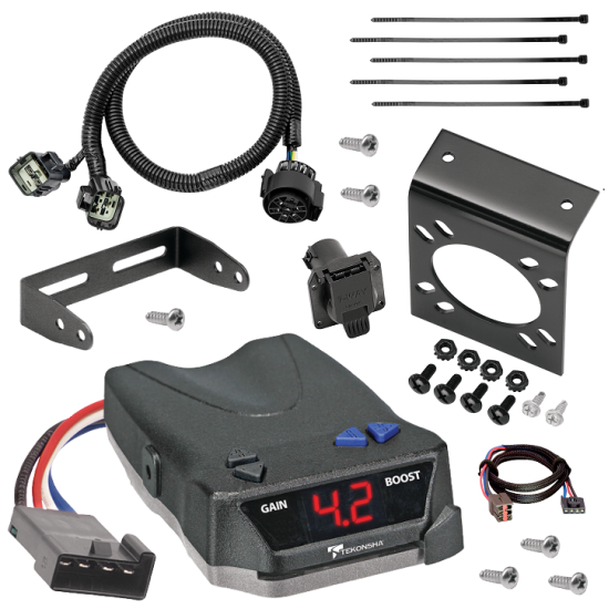 For 2015-2021 Land Rover Range Rover Sport 7-Way RV Wiring kit by: Tekonsha For 2015-2021 Land Rover Range Rover Sport 7-Way RV Wiring + Tekonsha BRAKE-EVN Brake Control + Plug & Play BC Adapter By Tekonsha