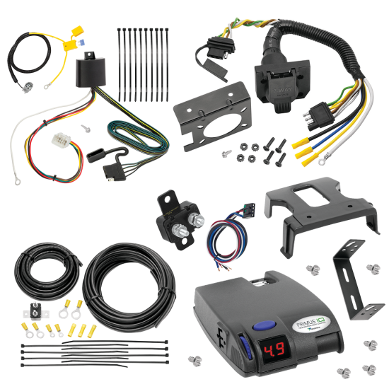 For 2016-2021 Mitsubishi Outlander 7-Way RV Wiring kit by: Tekonsha For 2016-2021 Mitsubishi Outlander 7-Way RV Wiring + Tekonsha Primus IQ Brake Control (Excludes: Outlander Sport or PHEV Models) By Tekonsha