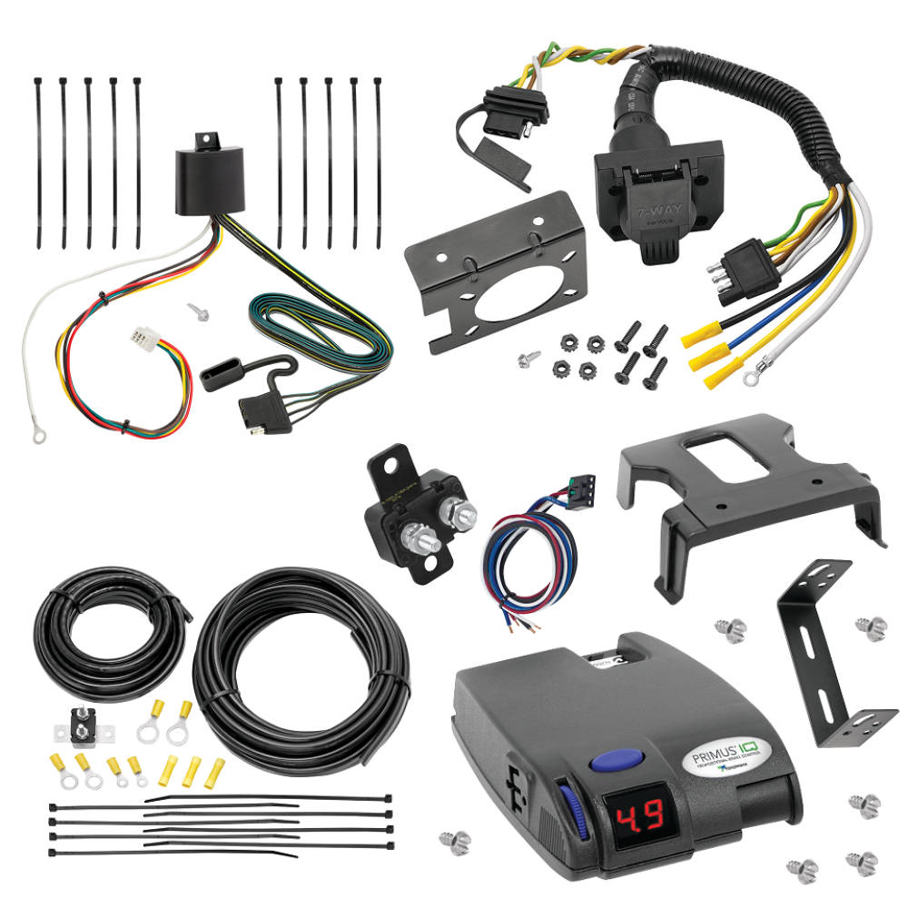For 2016-2023 Mazda CX-9 7-Way RV Wiring kit by: Tekonsha For 2016-2023 Mazda CX-9 7-Way RV Wiring + Tekonsha Primus IQ Brake Control By Tekonsha