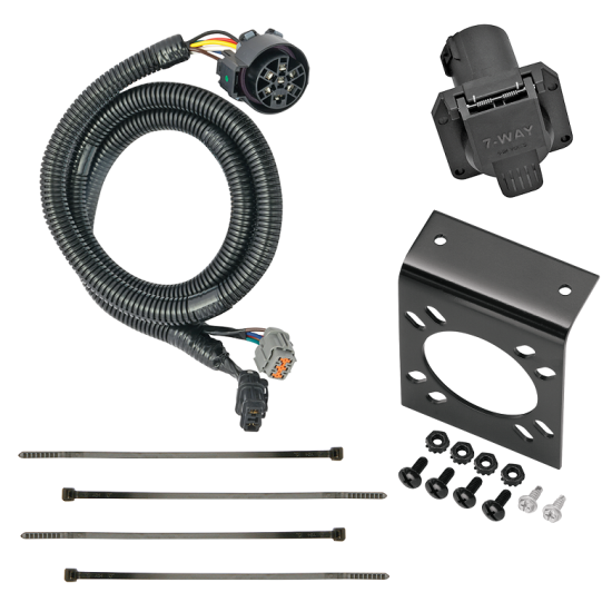 wanwan For 2005-2012 Nissan Pathfinder 7 Pin Trailer Wiring RV 7