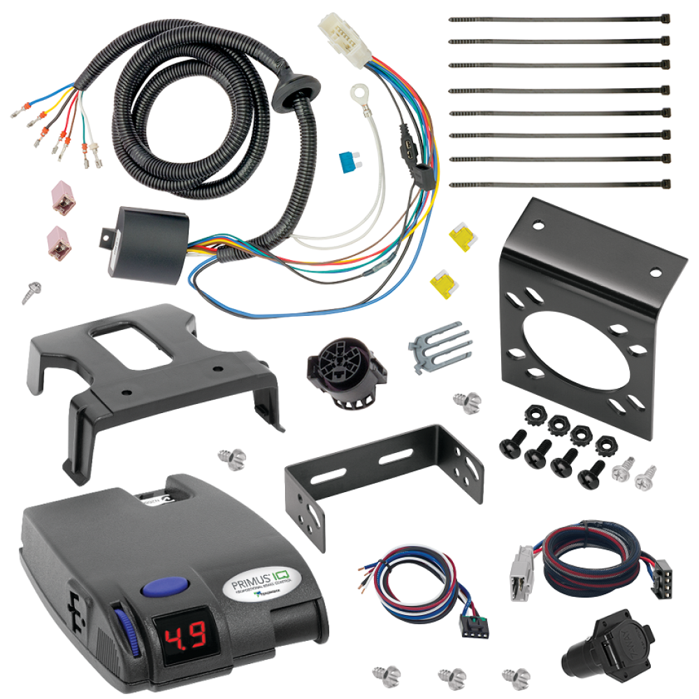 For 2016-2022 Honda Pilot 7-Way RV Wiring kit by: Tekonsha For 2016-2022 Honda Pilot 7-Way RV Wiring + Tekonsha Primus IQ Brake Control + Plug & Play BC Adapter By Tekonsha
