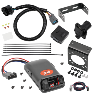 For 2017-2024 Honda Ridgeline 7-Way RV Wiring kit by: Tekonsha For 2017-2024 Honda Ridgeline 7-Way RV Wiring + Pro Series POD Brake Control + Plug & Play BC Adapter (For All Styles Models) By Tekonsha