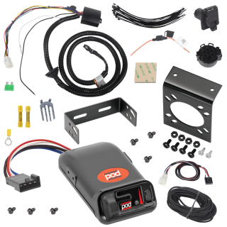 For 2019-2023 Subaru Ascent 7-Way RV Wiring + Pro Series POD Brake Control + Plug & Play BC Adapter By Tekonsha