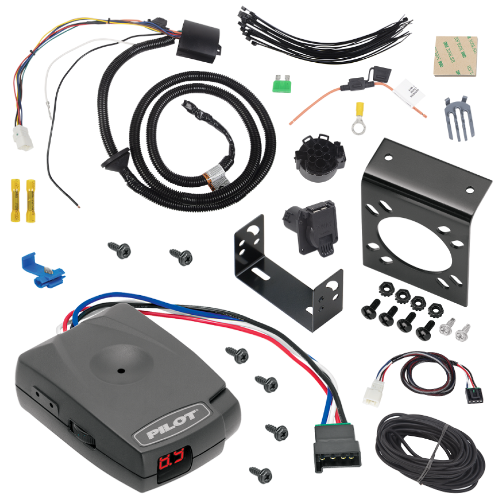 For 2019-2023 Subaru Ascent 7-Way RV Wiring kit by: Tekonsha For 2019-2023 Subaru Ascent 7-Way RV Wiring + Pro Series Pilot Brake Control + Plug & Play BC Adapter By Tekonsha