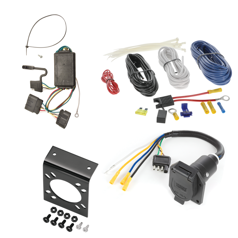 For 2007-2008 Isuzu i-370 7-Way RV Wiring kit by: Tekonsha For 2007-2008 Isuzu i-370 7-Way RV Wiring By Tekonsha
