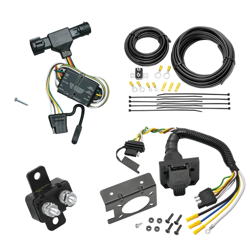 For 1993-1999 Ford Ranger 7-Way RV Wiring kit by: Tekonsha For 1993-1999 Ford Ranger 7-Way RV Wiring By Tekonsha