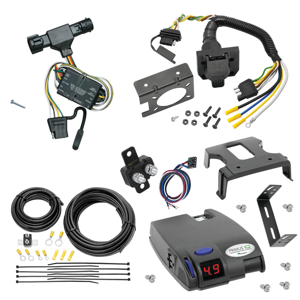 For 1993-1999 Ford Ranger 7-Way RV Wiring kit by: Tekonsha For 1993-1999 Ford Ranger 7-Way RV Wiring + Tekonsha Primus IQ Brake Control By Tekonsha