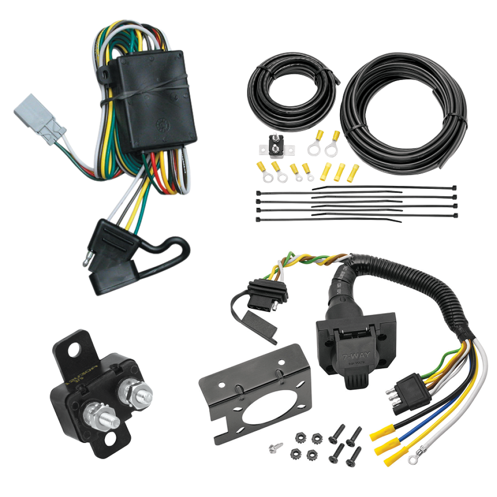 For 2003-2008 Honda Pilot 7-Way RV Wiring kit by: Tekonsha For 2003-2008 Honda Pilot 7-Way RV Wiring By Tekonsha