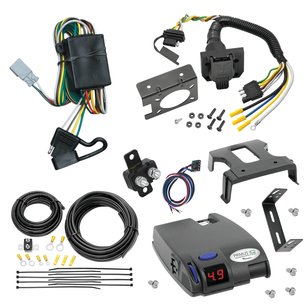 For 2002-2006 Honda CR-V 7-Way RV Wiring + Tekonsha Primus IQ Brake Control By Tekonsha