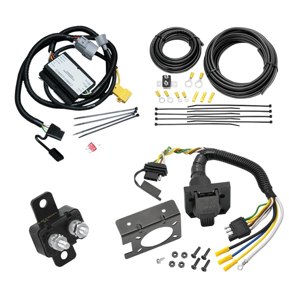 For 2001-2002 Toyota Tundra 7-Way RV Wiring kit by: Tekonsha For 2001-2002 Toyota Tundra 7-Way RV Wiring By Tekonsha