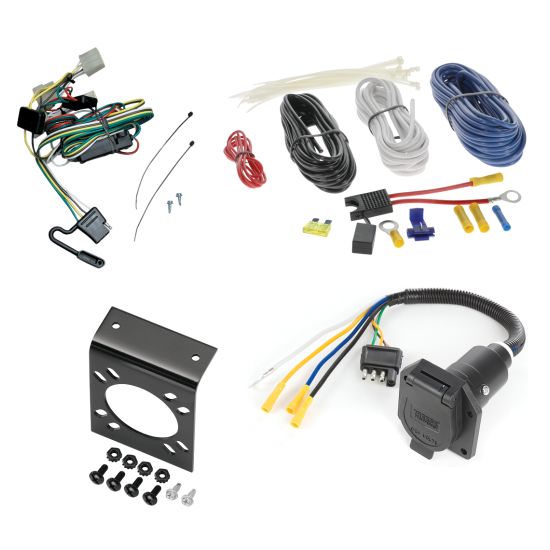 For 1995-2004 Toyota Tacoma 7-Way RV Wiring kit by: Tekonsha For 1995-2004 Toyota Tacoma 7-Way RV Wiring (For (App. starts 1995-1/2) Models) By Tekonsha