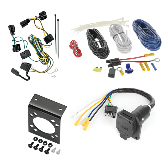 For 1998-2006 Jeep TJ 7-Way RV Wiring kit by: Tekonsha For 1998-2006 Jeep TJ 7-Way RV Wiring (For (Canada Only) Models) By Tekonsha