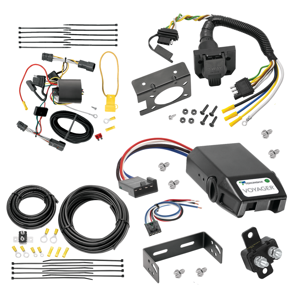 For 2006-2012 KIA Sedona 7-Way RV Wiring kit by: Tekonsha For 2006-2012 KIA Sedona 7-Way RV Wiring + Tekonsha Voyager Brake Control + Generic BC Wiring Adapter By Tekonsha