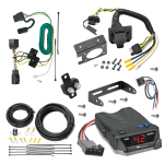 For 2007-2017 Jeep Wrangler 7-Way RV Wiring + Tekonsha BRAKE-EVN Brake Control + Generic BC Wiring Adapter (Excludes: w/Right Hand Drive & Limited Edition Models) By Tekonsha