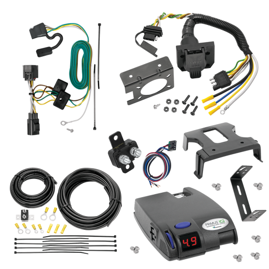 For 2007-2017 Jeep Wrangler 7-Way RV Wiring kit by: Tekonsha For 2007-2017 Jeep Wrangler 7-Way RV Wiring + Tekonsha Primus IQ Brake Control (Excludes: w/Right Hand Drive & Limited Edition Models) By Tekonsha
