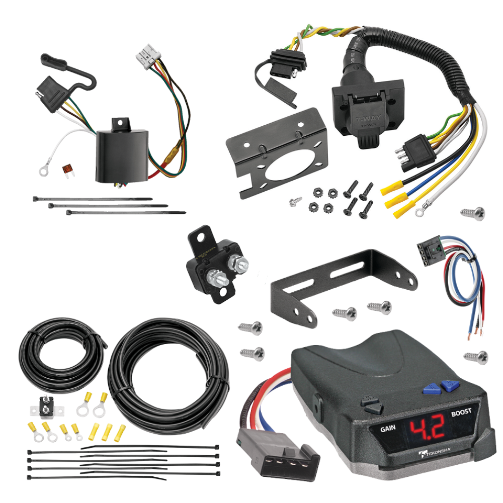 For 2005-2010 Honda Odyssey 7-Way RV Wiring kit by: Tekonsha For 2005-2010 Honda Odyssey 7-Way RV Wiring + Tekonsha BRAKE-EVN Brake Control + Generic BC Wiring Adapter By Tekonsha
