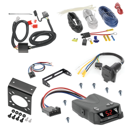 For 2005-2009 Subaru Outback 7 Way Trailer Wiring RV 7 Pin 7 Blade + Tekonsha Brakeman IV Brake Controller + Wiring Adapter (For Wagon, Except Sport Models) By Tekonsha
