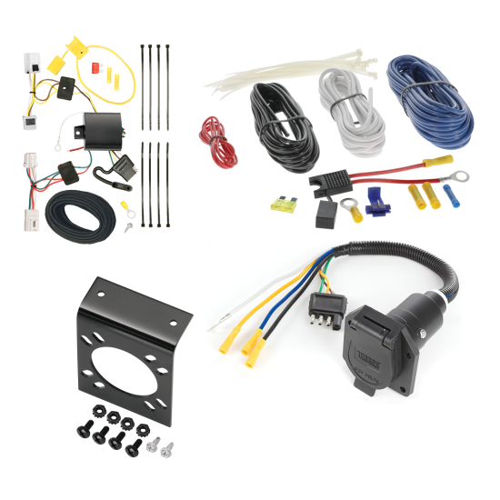 For 2014-2020 Nissan Rogue 7-Way RV Wiring kit by: Tekonsha For 2014-2020 Nissan Rogue 7-Way RV Wiring (Excludes: Sport Models) By Tekonsha