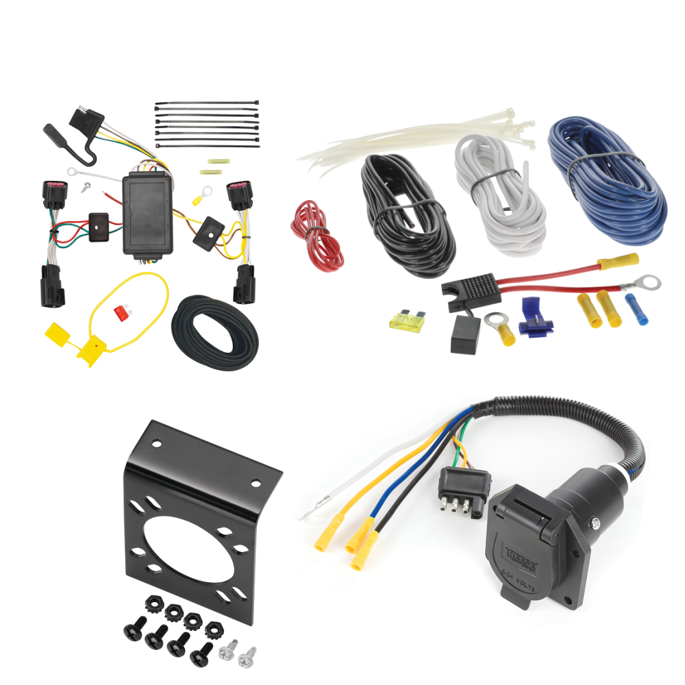 For 2010-2017 GMC Terrain 7-Way RV Wiring kit by: Tekonsha For 2010-2017 GMC Terrain 7-Way RV Wiring By Tekonsha