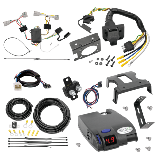 For 2005-2015 Toyota Tacoma 7-Way RV Wiring kit by: Tekonsha For 2005-2015 Toyota Tacoma 7-Way RV Wiring + Tekonsha Primus IQ Brake Control + Plug & Play BC Adapter By Tekonsha