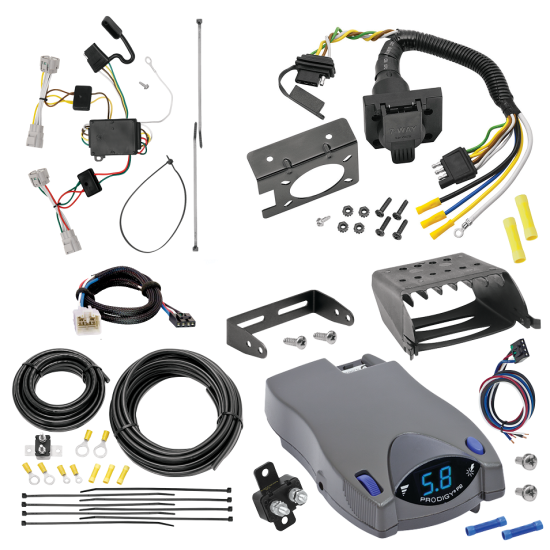 For 2005-2015 Toyota Tacoma 7-Way RV Wiring kit by: Tekonsha For 2005-2015 Toyota Tacoma 7-Way RV Wiring + Tekonsha Prodigy P2 Brake Control + Plug & Play BC Adapter By Tekonsha