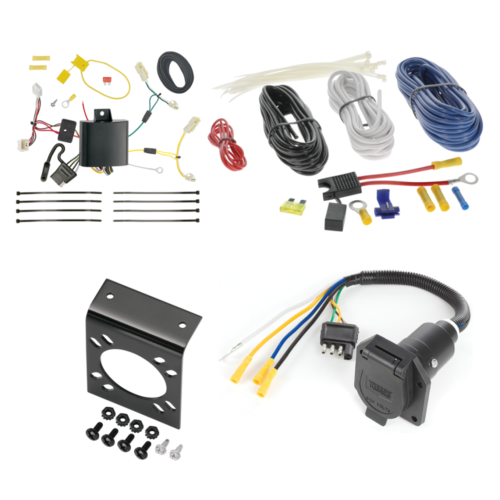 For 2011-2014 Toyota Sienna 7-Way RV Wiring By Tekonsha