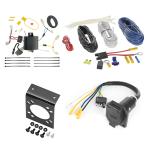 For 2011-2014 Toyota Sienna 7 Pin Trailer Wiring RV 7 Way Trailer Plug By Tekonsha