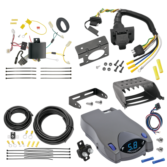 For 2011-2014 Toyota Sienna 7-Way RV Wiring + Tekonsha Prodigy P2 Brake Control By Tekonsha