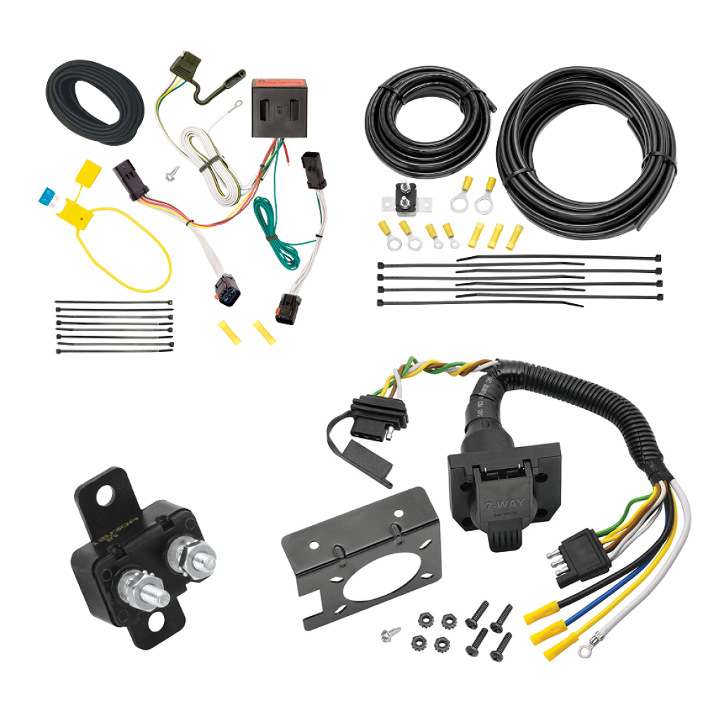 For 2002-2007 Jeep Liberty 7-Way RV Wiring kit by: Tekonsha For 2002-2007 Jeep Liberty 7-Way RV Wiring By Tekonsha