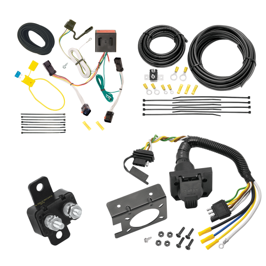 For 2002-2007 Jeep Liberty 7-Way RV Wiring kit by: Tekonsha For 2002-2007 Jeep Liberty 7-Way RV Wiring By Tekonsha