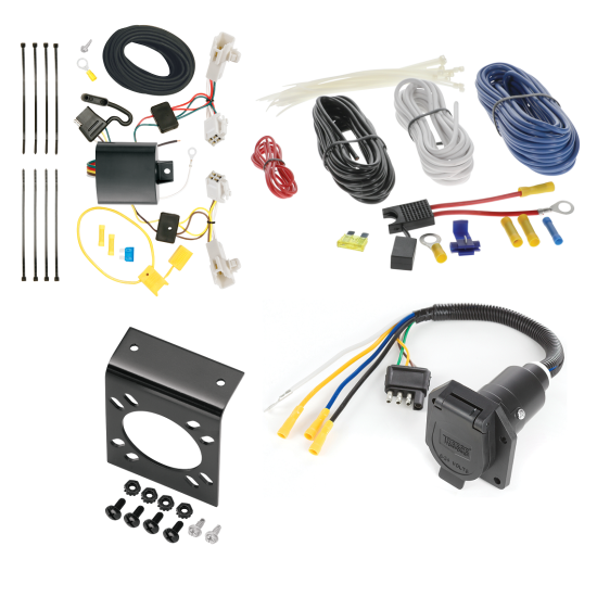 For 2013-2018 Toyota RAV4 7-Way RV Wiring kit by: Tekonsha For 2013-2018 Toyota RAV4 7-Way RV Wiring By Tekonsha