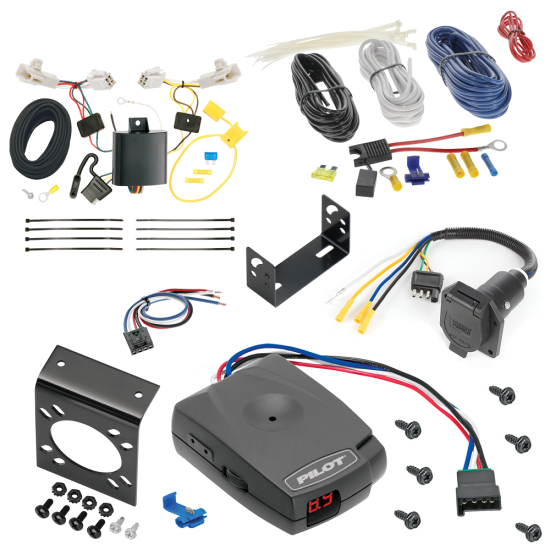 For 2013-2018 Toyota RAV4 7-Way RV Wiring kit by: Tekonsha For 2013-2018 Toyota RAV4 7-Way RV Wiring + Pro Series Pilot Brake Control + Generic BC Wiring Adapter By Tekonsha