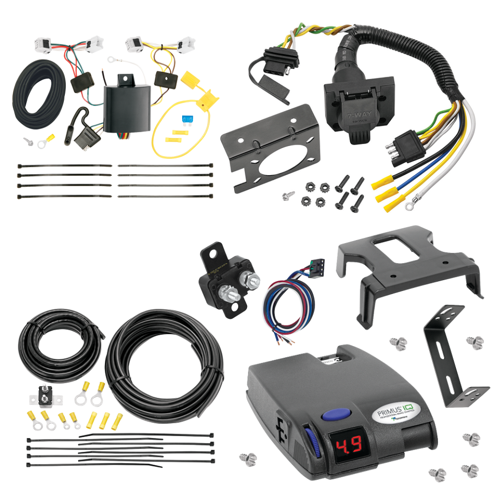 For 2013-2021 Nissan NV200 7-Way RV Wiring kit by: Tekonsha For 2013-2021 Nissan NV200 7-Way RV Wiring + Tekonsha Primus IQ Brake Control By Tekonsha