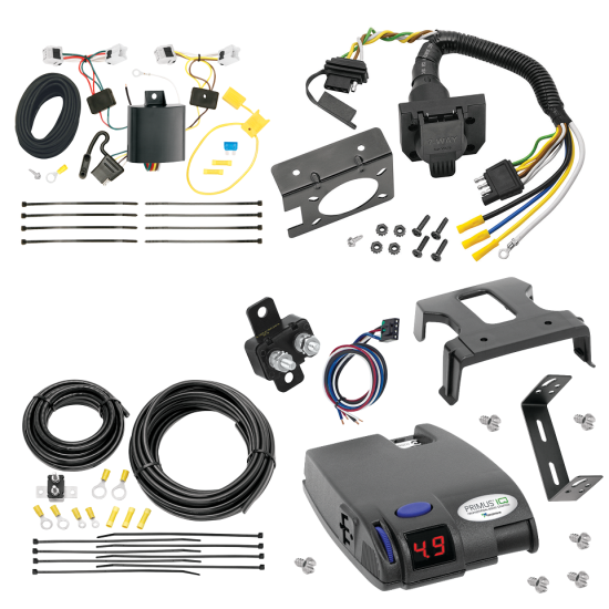 For 2013-2021 Nissan NV200 7-Way RV Wiring kit by: Tekonsha For 2013-2021 Nissan NV200 7-Way RV Wiring + Tekonsha Primus IQ Brake Control By Tekonsha