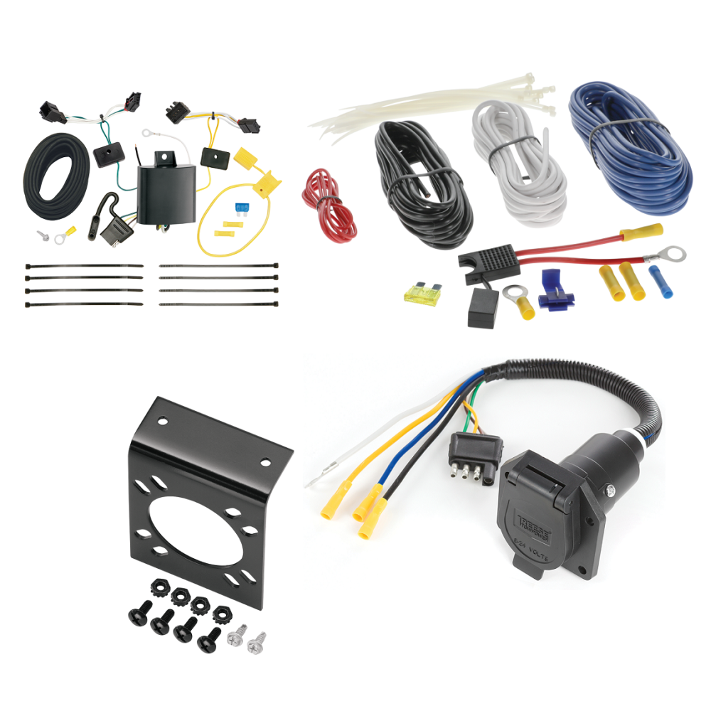 For 2012-2017 Volkswagen Tiguan 7-Way RV Wiring kit by: Tekonsha For 2012-2017 Volkswagen Tiguan 7-Way RV Wiring By Tekonsha