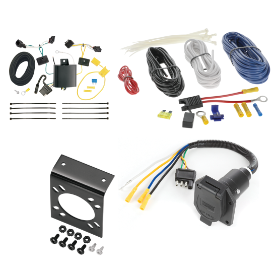 For 2012-2017 Volkswagen Tiguan 7-Way RV Wiring kit by: Tekonsha For 2012-2017 Volkswagen Tiguan 7-Way RV Wiring By Tekonsha