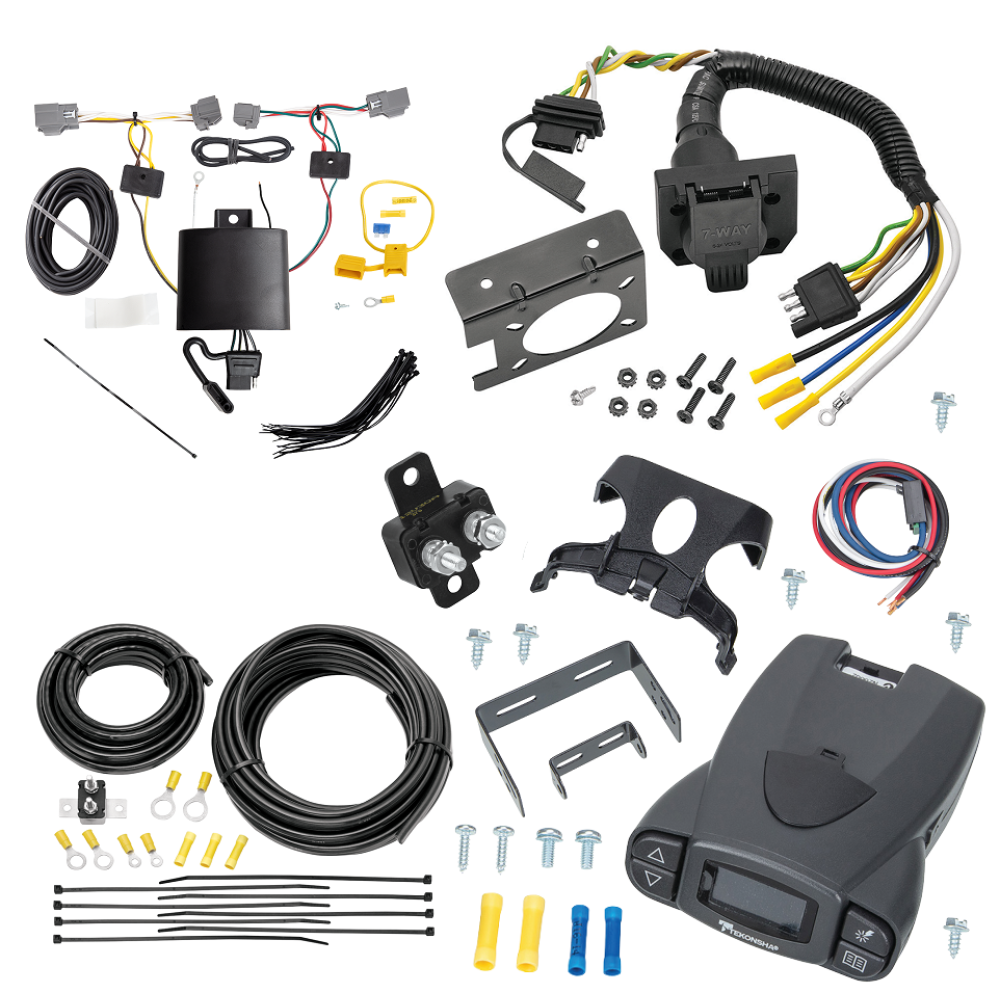 For 2016-2024 Volvo XC90 7-Way RV Wiring kit by: Tekonsha For 2016-2024 Volvo XC90 7-Way RV Wiring + Tekonsha Prodigy P3 Brake Control By Tekonsha