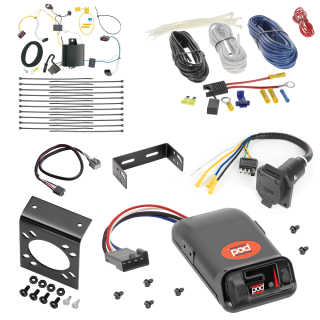 For 2014-2021 Jeep Grand Cherokee 7-Way RV Wiring kit by: Tekonsha For 2014-2021 Jeep Grand Cherokee 7-Way RV Wiring + Pro Series POD Brake Control + Plug & Play BC Adapter By Tekonsha