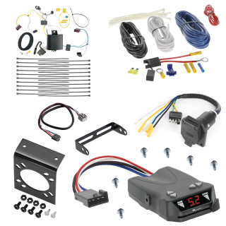 For 2014-2021 Jeep Grand Cherokee 7-Way RV Wiring kit by: Tekonsha For 2014-2021 Jeep Grand Cherokee 7-Way RV Wiring + Tekonsha Brakeman IV Brake Control + Plug & Play BC Adapter By Tekonsha