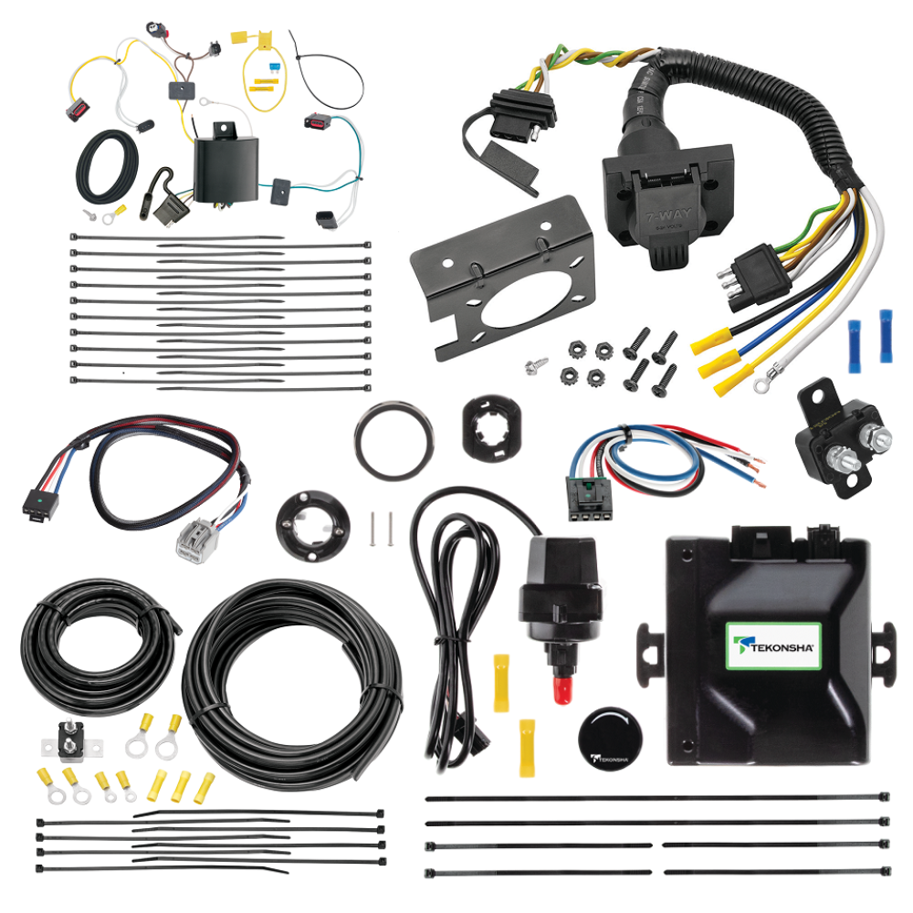 For 2014-2021 Jeep Grand Cherokee Prodigy iD Bluetooth Brake Control kit by: Tekonsha For 2014-2021 Jeep Grand Cherokee Tekonsha Prodigy iD Bluetooth Wireless Brake Control + Plug & Play BC Adapter + 7-Way RV Wiring By Tekonsha