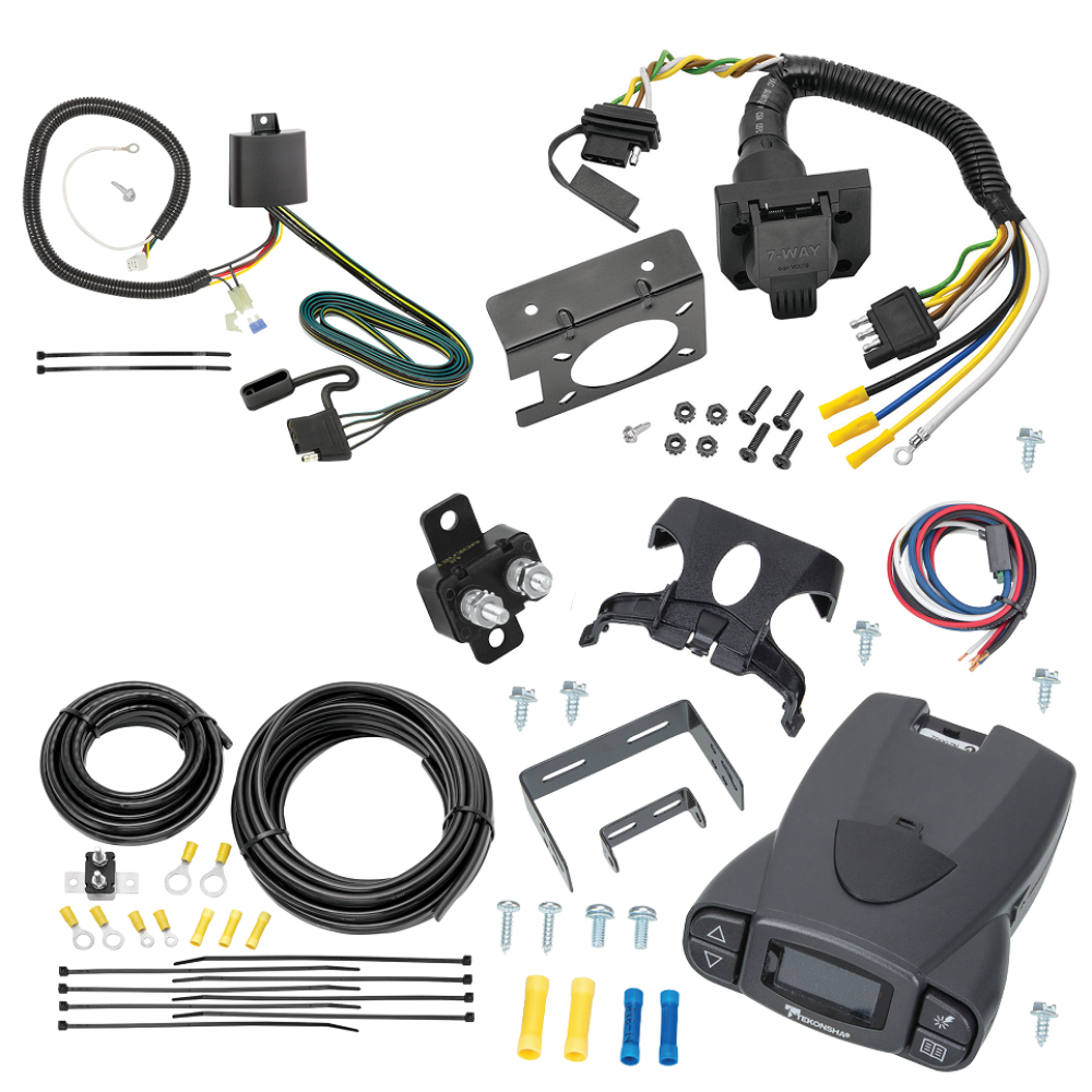 For 2017-2022 Honda CR-V 7-Way RV Wiring kit by: Tekonsha For 2017-2022 Honda CR-V 7-Way RV Wiring + Tekonsha Prodigy P3 Brake Control By Tekonsha