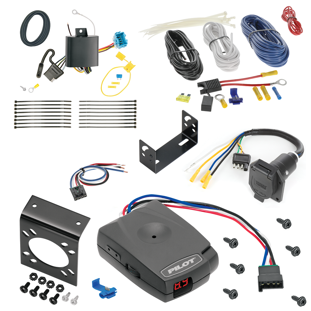 For 2018-2023 Honda Odyssey 7-Way RV Wiring kit by: Tekonsha For 2018-2023 Honda Odyssey 7-Way RV Wiring + Pro Series Pilot Brake Control + Generic BC Wiring Adapter (For Without Fuse Provisions Models) By Tekonsha