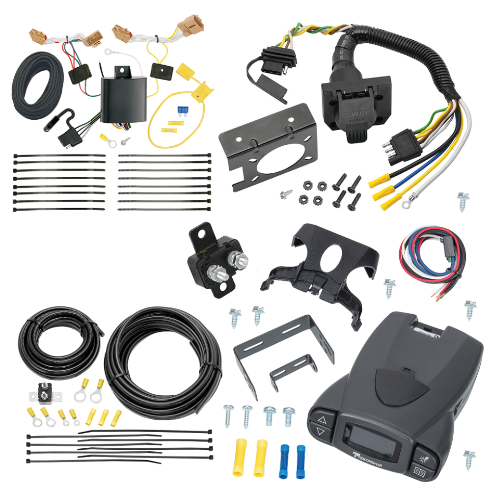 For 2021-2024 Volkswagen Atlas 7-Way RV Wiring kit by: Tekonsha For 2021-2024 Volkswagen Atlas 7-Way RV Wiring + Tekonsha Prodigy P3 Brake Control (Excludes: Cross Sport Models) By Tekonsha