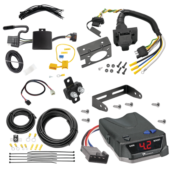 For 2022-2024 Hyundai Santa Cruz 7-Way RV Wiring kit by: Tekonsha For 2022-2024 Hyundai Santa Cruz 7-Way RV Wiring + Tekonsha BRAKE-EVN Brake Control + Plug & Play BC Adapter By Tekonsha