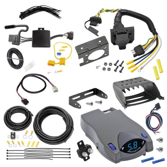 For 2020-2024 KIA Telluride 7-Way RV Wiring kit by: Tekonsha For 2020-2024 KIA Telluride 7-Way RV Wiring + Tekonsha Prodigy P2 Brake Control + Plug & Play BC Adapter By Tekonsha