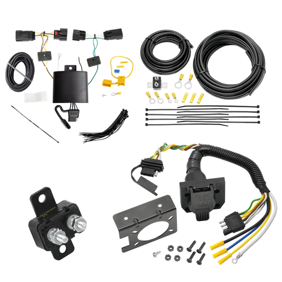 For 2018-2024 Jeep Wrangler 7-Way RV Wiring kit by: Tekonsha For 2018-2024 Jeep Wrangler 7-Way RV Wiring (For JL (New Body Style) Models) By Tekonsha