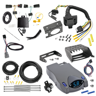 For 2020-2024 Jeep Gladiator 7-Way RV Wiring kit by: Tekonsha For 2020-2024 Jeep Gladiator 7-Way RV Wiring + Tekonsha Prodigy P2 Brake Control + Plug & Play BC Adapter By Tekonsha