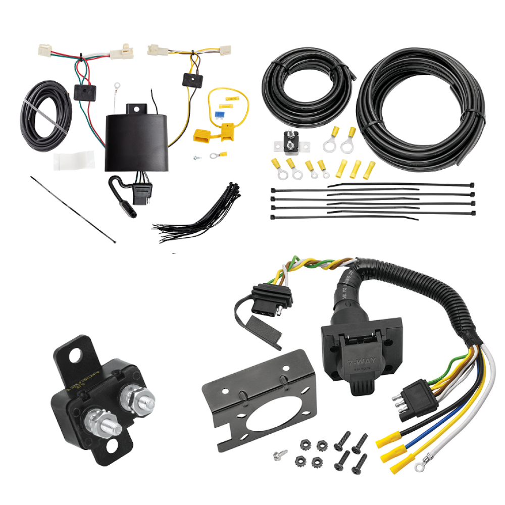 For 2019-2024 Toyota RAV4 7-Way RV Wiring kit by: Tekonsha For 2019-2024 Toyota RAV4 7-Way RV Wiring By Tekonsha